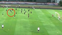 Merih idmanda Buffon'un koruduğu kaleye füze gönderdi