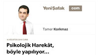 Psikolojik Harekât, böyle yapılıyor…