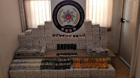 Polisin kapanla durdurduğu otomobilden çıktı