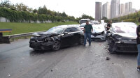 Haramidere'de 8 araçlık zincirleme kaza