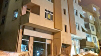 Kolonlarında çatlak oluşan bina boşaltıldı