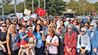 İSMEK'te işten çıkarılan öğretmenler eylemde