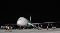 İngiliz turistler için Dalaman'a gelen A380 özel izin ile iniş yaptı
