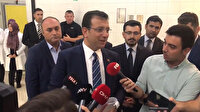 İBB Başkanı Ekrem İmamoğlu 'Valilikten deprem toplantısı için davet geldi mi' sorusuna "Genel sekreter yardımcımız ve arkadaşlarımız orada' cevabını verdi
