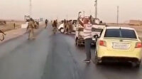 PYD'li teröristler M4 kara yolunda Suriye Milli Ordusu'na yakalandı