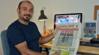 İtalya için çizdiği karikatür birlik ve beraberliğin simgesi haline geldi