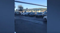 Sahil yolunu otoparka çevirdiler