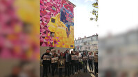 Kadıköy'deki Greta Thunberg grafitisi Eren Bülbül'ün resmi ile kapatıldı