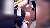 Fransız polisinden başörtülü kadına insanlık dışı müdahale