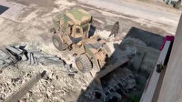 PKK/YPG’li teröristlere ait tünel ve mevziler kullanılamaz hale getiriliyor