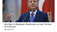 Der Spiegel'den yeni skandal: Bağdadi'nin ölüm haberini Erdoğan fotoğrafıyla verdiler