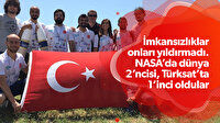 NASA'da dünya 2.'si Türksat'ta Türkiye 1.'si olan Grizu 263 ekibinin başarı hikayesi