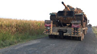 Türk-Rus ortak devriyesi öncesi sınır hattına tank sevkiyatı yapıldı
