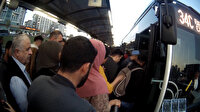 İstanbul'daki metrobüs yoğunluğu dikkat çekiyor