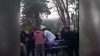 Doktor, kalp krizi geçiren hastaya sedyeye çıkarak müdahale etti