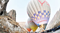 Kapadokya’nın kapısında balonlar havalandı