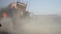 Ayn El Arab'da atılan ortak devriyeye PKK yandaşlarından molotoflu saldırı
