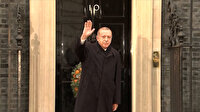 Cumhurbaşkanı Erdoğan Dörtlü Zirve’ye katılmak üzere Downing Street’e geldi
