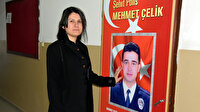İzmir'de şehit eşinin adını taşıyan okulda görev yapıyor