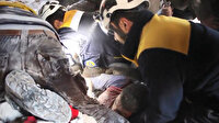 Enkazda can pazarı: Suriye'de rejim ve Rus uçakları İdlib'i bombaladı