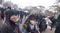 Fransa'da polisin göstericilerin yüzünü hedef aldığı saldırı kamerada
