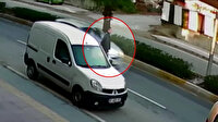 Minibüse yetişmek isterken ölümden döndü