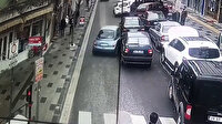 Fren yerine gaza basınca ortalığı birbirine kattı