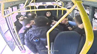 Vatandaşlardan minibüsteki tacizciye dayak
