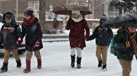 Bazı illerde yoğun kar yağışı nedeniyle okullar tatil edildi