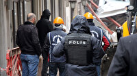 Beyoğlu'nda tadilat halindeki 5 katlı metruk binada çöktü