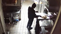 Hırsız önce yemek yiyip uyudu sonra restoranı soydu