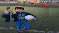 Futbol tutkunu çocuğun çevre duyarlılığı ilgi çekti