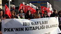 İBB'nin Demirtaş'ın kitabını satışa çıkarması protesto edildi