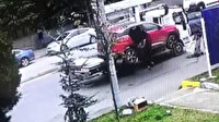 Çekicinin kaldırmasıyla panikleyen kadın kendini aşağı bırakarak yaralandı