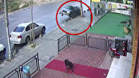 Drift yapan sürücü kaldırıma çarptı: Durakta bekleyenler ölümden döndü