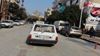 Otomobilin bagajında buzağı taşıdı