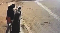 Cansız mankenin üzerindeki montu çalıp kaçtı