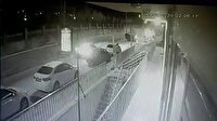 Takla atan aracın altında kalmaktan son anda kurtuldu
