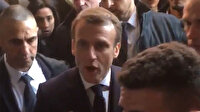 Macron İsrail polisiyle tartıştı