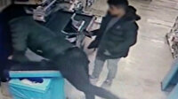 Market gaspçısı güvenlik kamerasına yansıdı