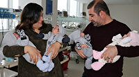 6 yıldır evlat hasreti çeken ailenin sevinci: Dördüz bebekleri oldu