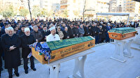 Depremde hayatını kaybeden anne ile oğlu son yolculuğuna uğurlandı