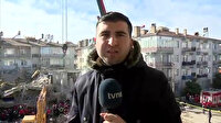 TVNET muhabiri Mücahit Topçu deprem bölgesinden son durumu aktardı