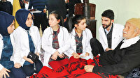 Geleceğin sağlıkçıları yaşlılar için umut oldu