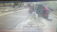 Karşı şeride giren TIR otomobili biçti: 1 ABD'li öldü, 4 kişi yaralandı