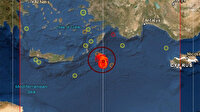 Akdeniz'de 5.5 büyüklüğünde deprem