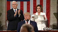 Trump'ın konuşma metnini yırttı