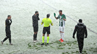 Giresunspor-İstanbulspor maçına kar engeli