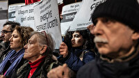 Mecidiyeköy'de toplanan bir grup İETT'ye yapılan zammı protesto etti