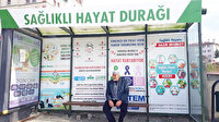 Sağlık durakta hayat buldu